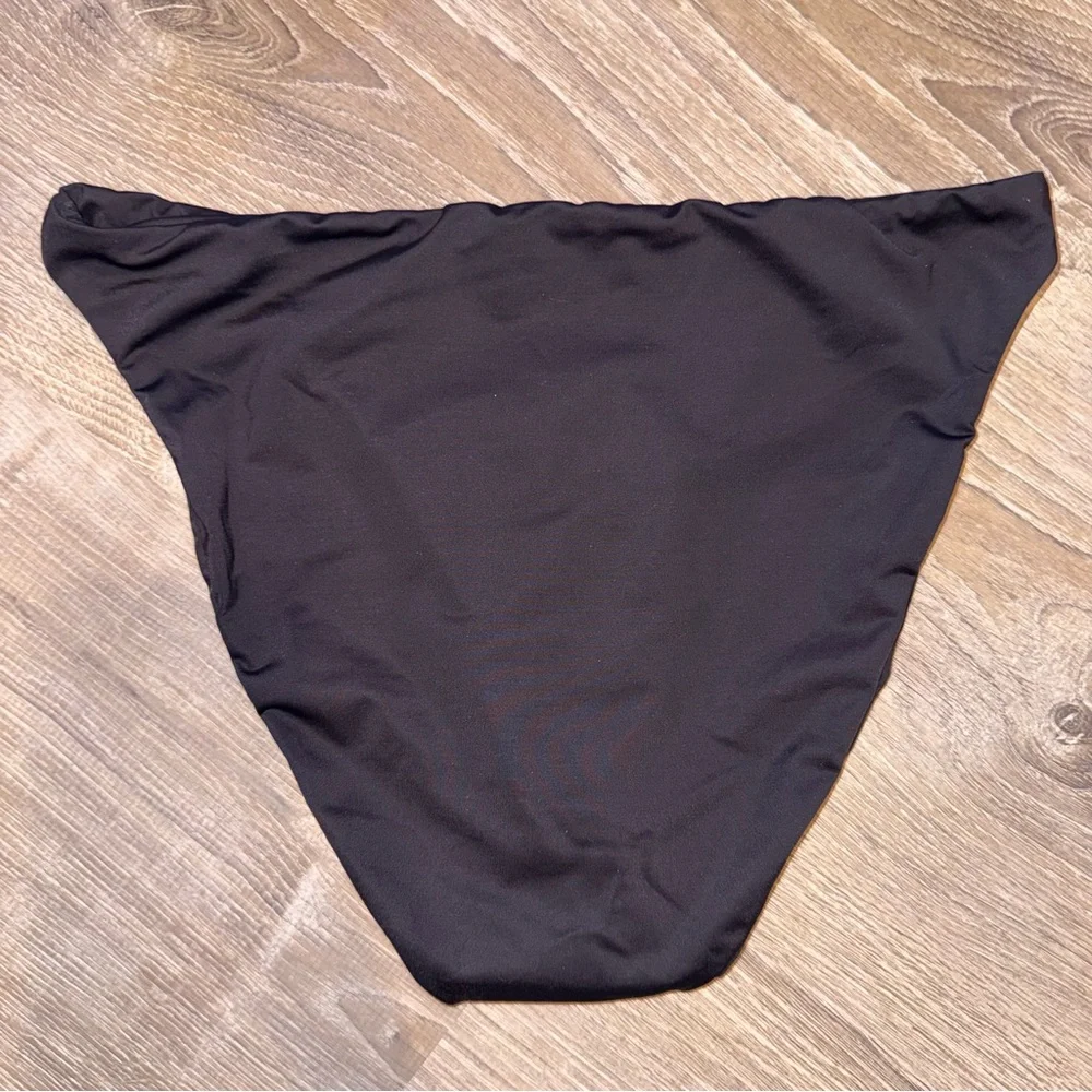 Good American bikini set show curve top better bottom black S/M (1/2) - Picture 12 of 15